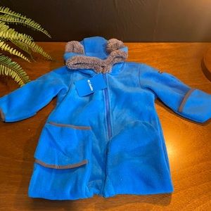 Columbia fleece teddy bear footie